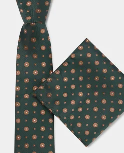 Micro-Pattern Print Tie