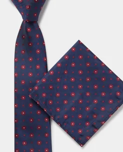 Micro-Pattern Print Tie