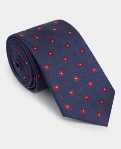 Micro-Pattern Print Tie