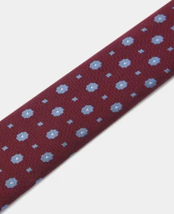 Micro-Pattern Print Tie