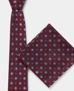 Micro-Pattern Print Tie