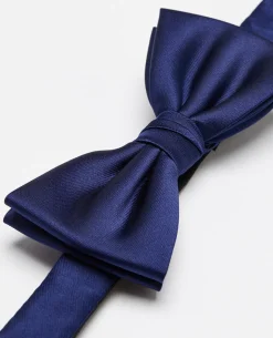 Navy Plain Design Bow Tie