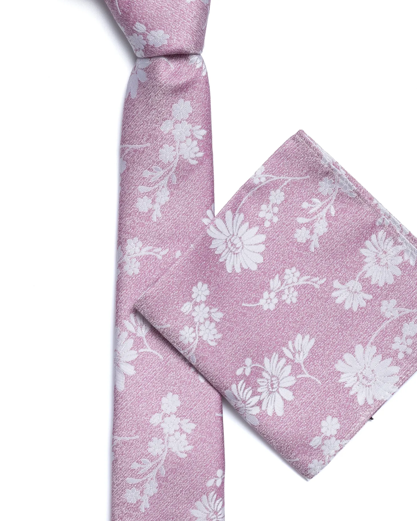Pink Floral Tie