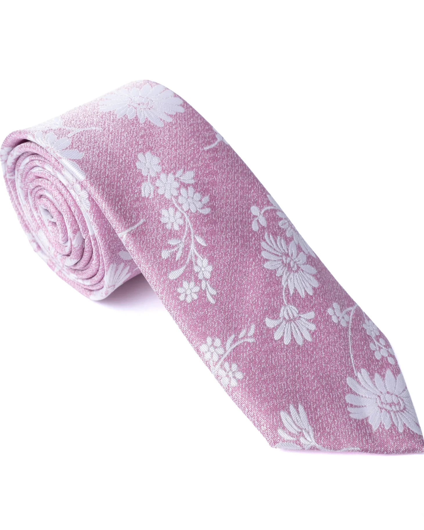 Pink Floral Tie