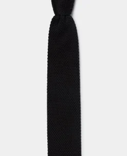 Plain Knitted Narrow Tie