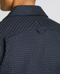 Regular Fit Chevron Print Shacket