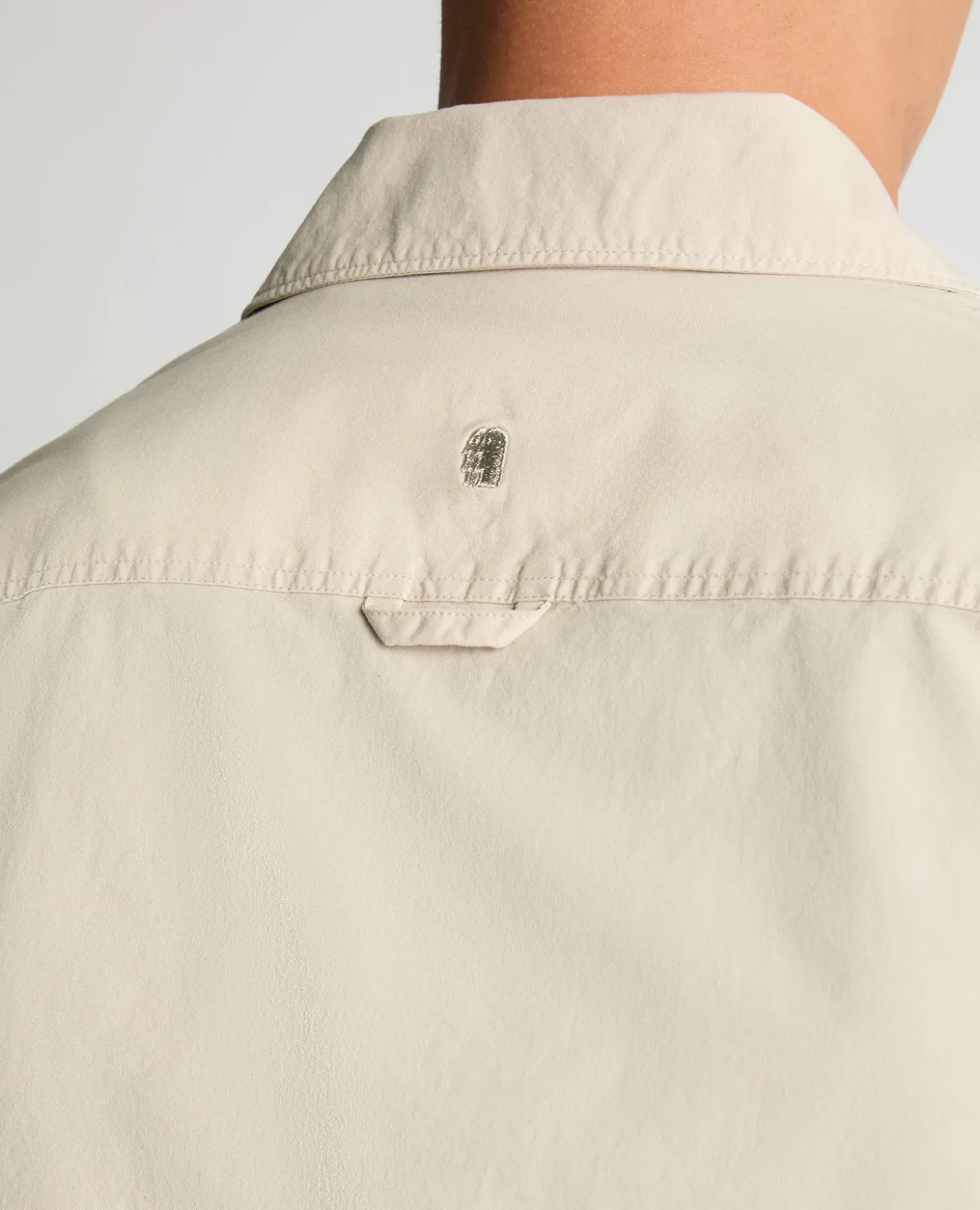 Regular Fit Cotton-Stretch Overshirt