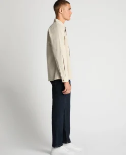 Regular Fit Cotton-Stretch Overshirt