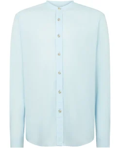 Regular Fit Linen-Blend Shirt