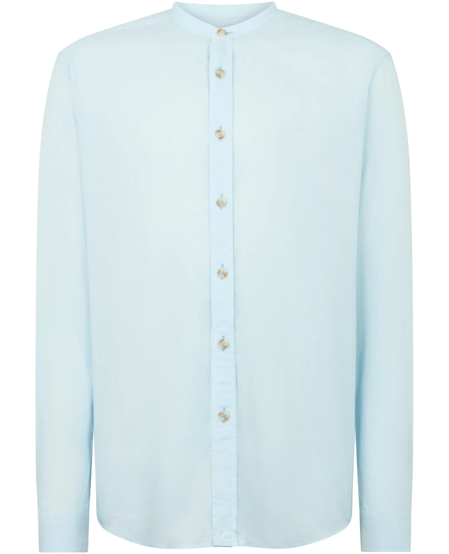 Regular Fit Linen-Blend Shirt