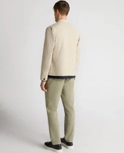 Regular Fit Seersucker Chore Jacket