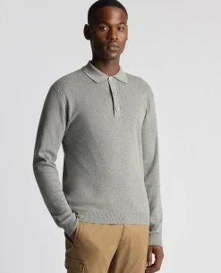 Relaxed Fit Cotton Knitted Polo