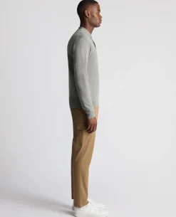 Relaxed Fit Cotton Knitted Polo