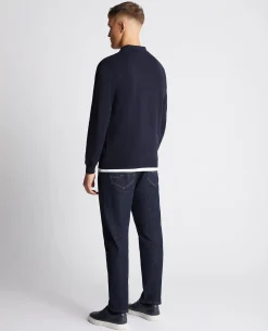 Relaxed Fit Long Sleeve Polo