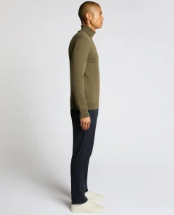 Roll Neck Cotton Sweater