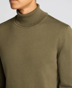 Roll Neck Cotton Sweater