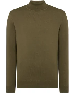 Roll Neck Cotton Sweater