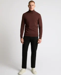 Roll Neck Cotton Sweater