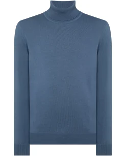 Roll Neck Cotton Sweater