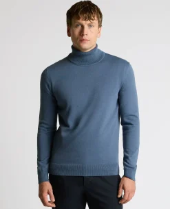 Roll Neck Cotton Sweater