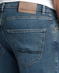 Roman Modern Straight Fit Cotton-Stretch Jean