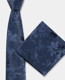 Shaded Floral Print Tie