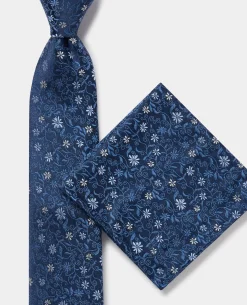 Silk-Blend Print Tie
