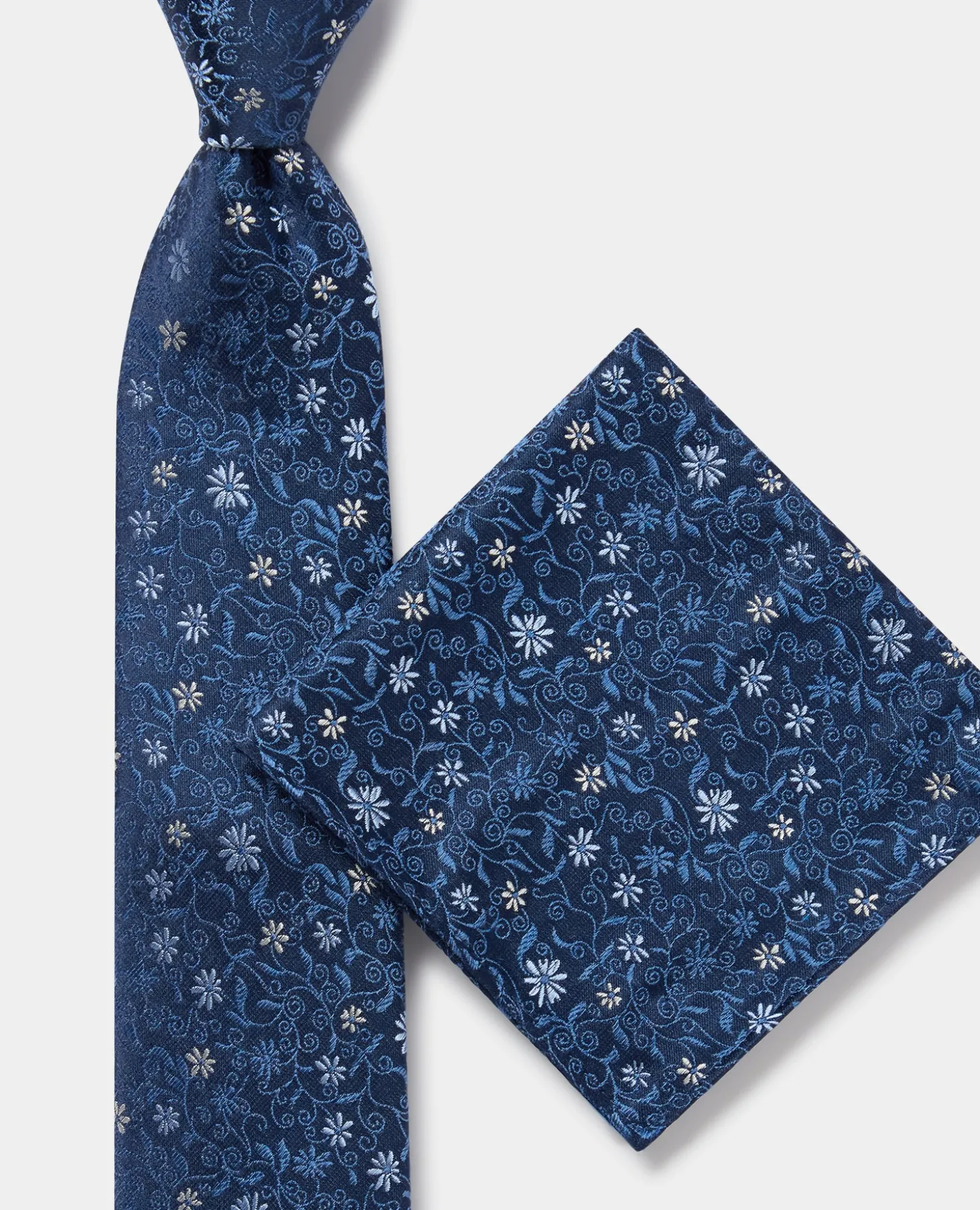 Silk-Blend Print Tie