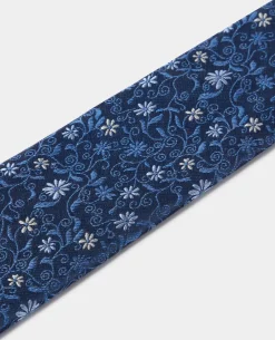 Silk-Blend Print Tie