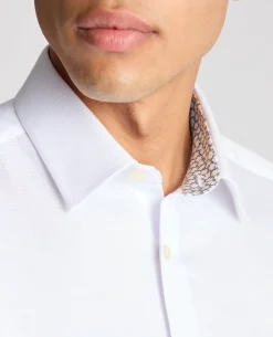 Slim Fit Contrast Detail Shirt