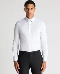 Slim Fit Contrast Detail Shirt