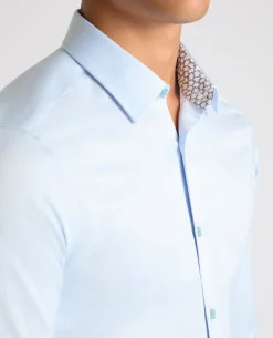 Slim Fit Contrast Detail Shirt
