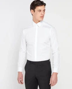 Slim Fit Cotton-Blend Shirt