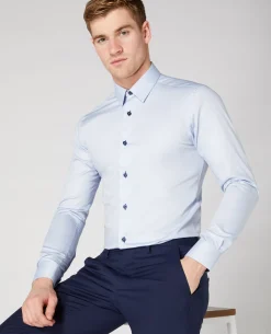 Slim Fit Cotton-Blend Shirt