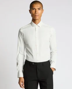 Slim Fit Cotton-Blend Shirt