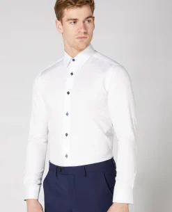 Slim Fit Cotton-Blend Shirt