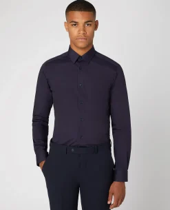 Slim Fit Cotton-Blend Shirt