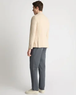 Slim fit cotton-blend stretch jacket