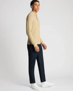 Slim Fit Cotton-Stretch Pique Polo Shirt