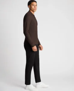 Slim Fit Cotton-Stretch Pique Polo Shirt