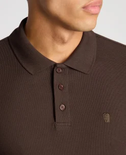 Slim Fit Cotton-Stretch Pique Polo Shirt