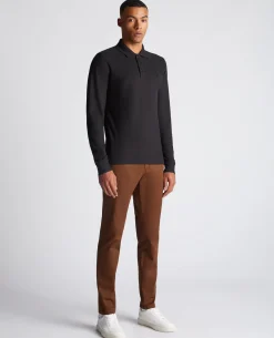 Slim Fit Cotton-Stretch Pique Polo Shirt