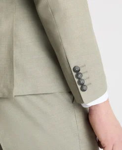 Slim Fit Double-Breasted Stretch Suit