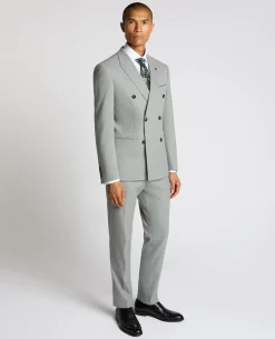 Slim Fit Double-Breasted Stretch Suit