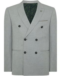 Slim Fit Double-Breasted Stretch Suit