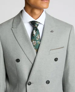 Slim Fit Double-Breasted Stretch Suit