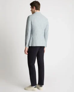 Slim Fit Linen Blend Jacket