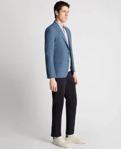 Slim Fit Linen Blend Jacket