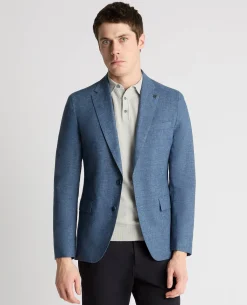 Slim Fit Linen Blend Jacket