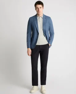 Slim Fit Linen Blend Jacket